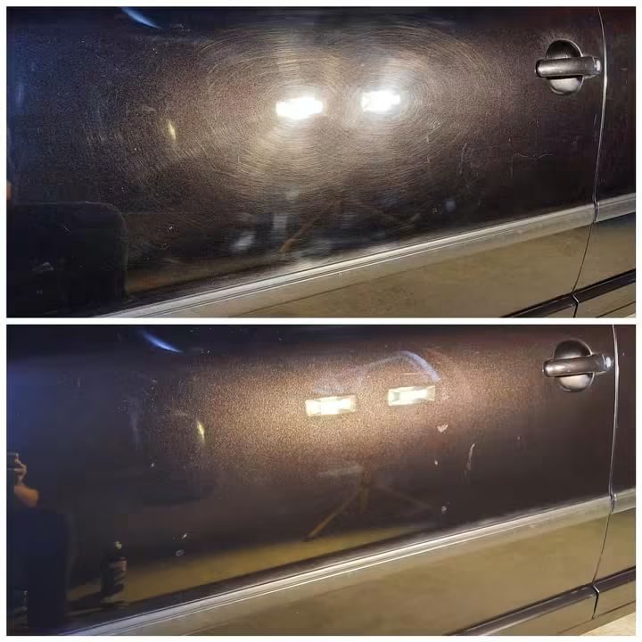 Poliranje automobila Zrenjanin – pre i posle, vrata