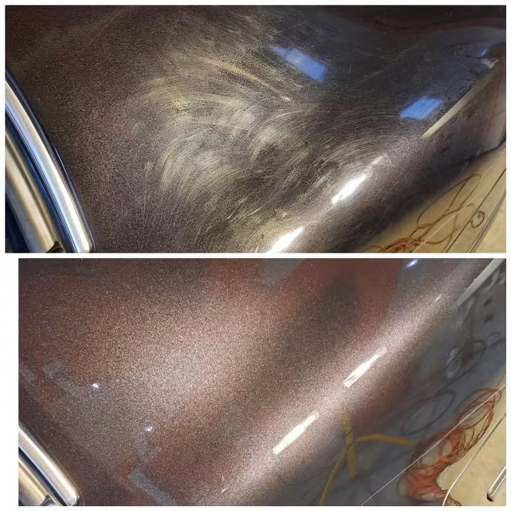 Poliranje automobila Zrenjanin – pre i posle, blatobran